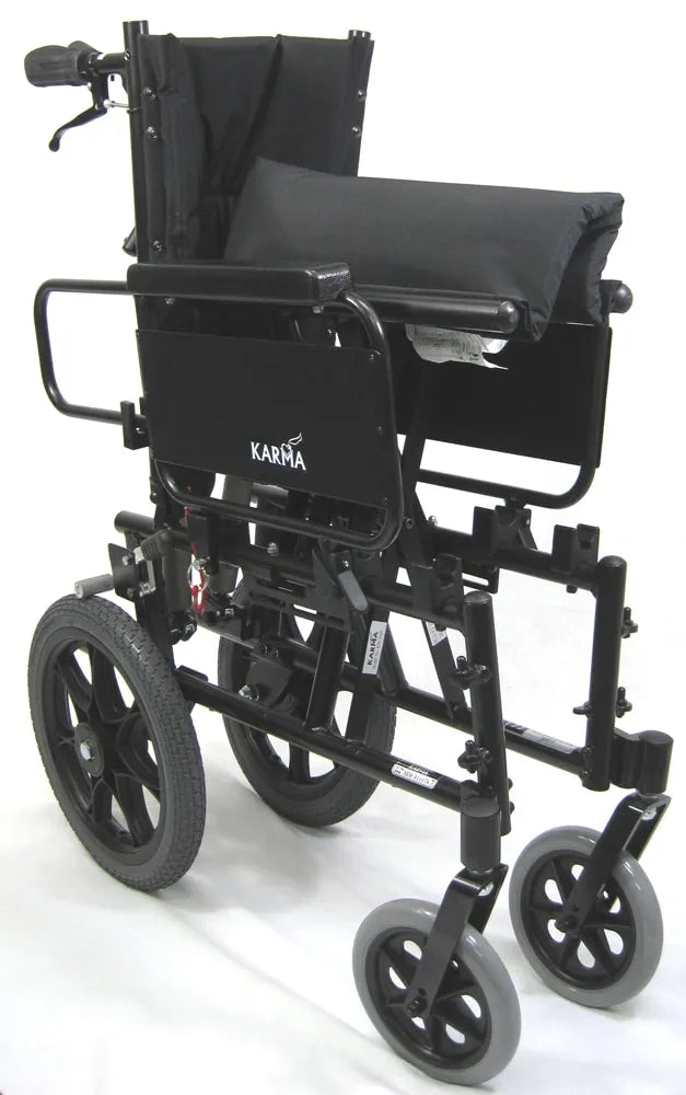 Karman Healthcare KM-5000-TP Lightweight Reclining Transport Wheelchair