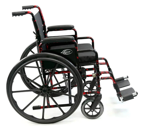 Karman Healthcare LT-770Q Red Streak Standard Wheelchair