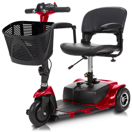 Vive Health 3-Wheel Mobility Scooter - 12 Mile Range, 265 LB Capacity, Detachable Frame