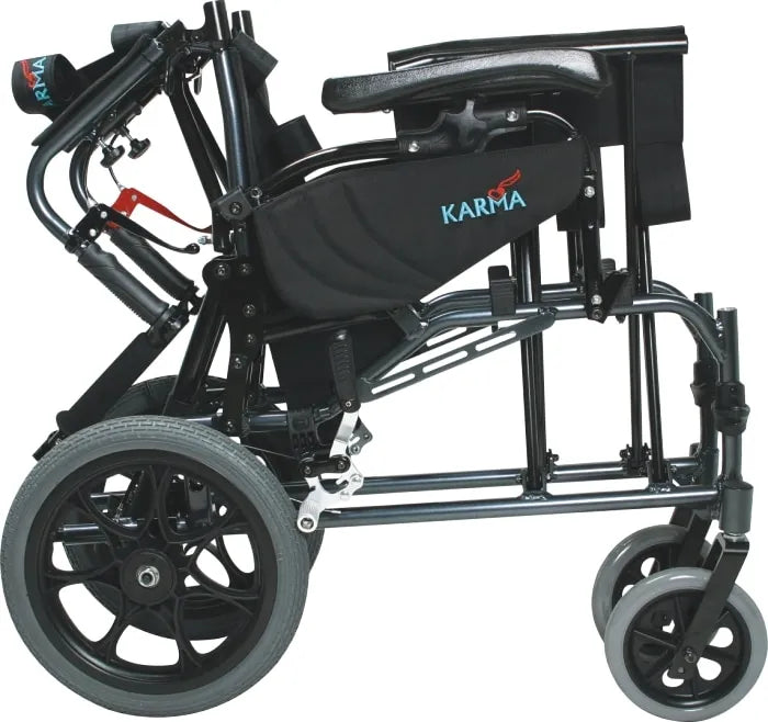Karman Healthcare MVP-502 Lightweight Ergonomic Reclining Transport Wheelchair