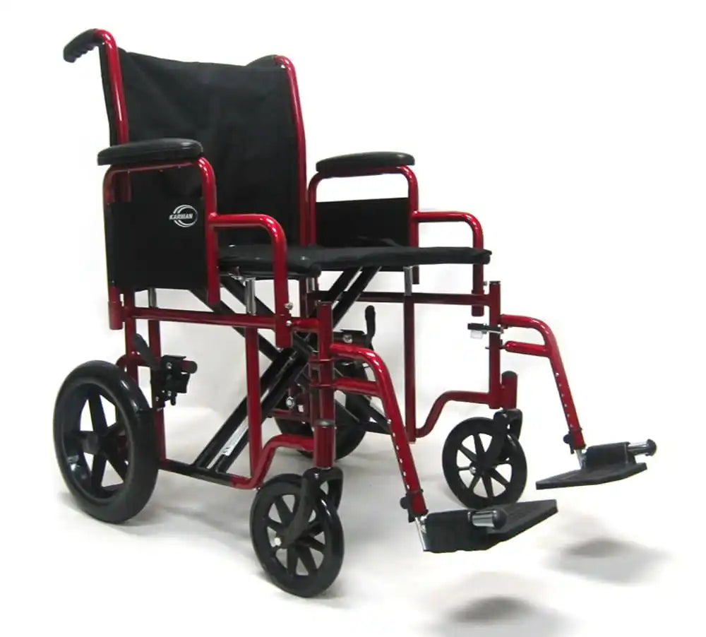 Karman Healthcare T-900 Heavy Duty Transport Bariatric Wheelchair