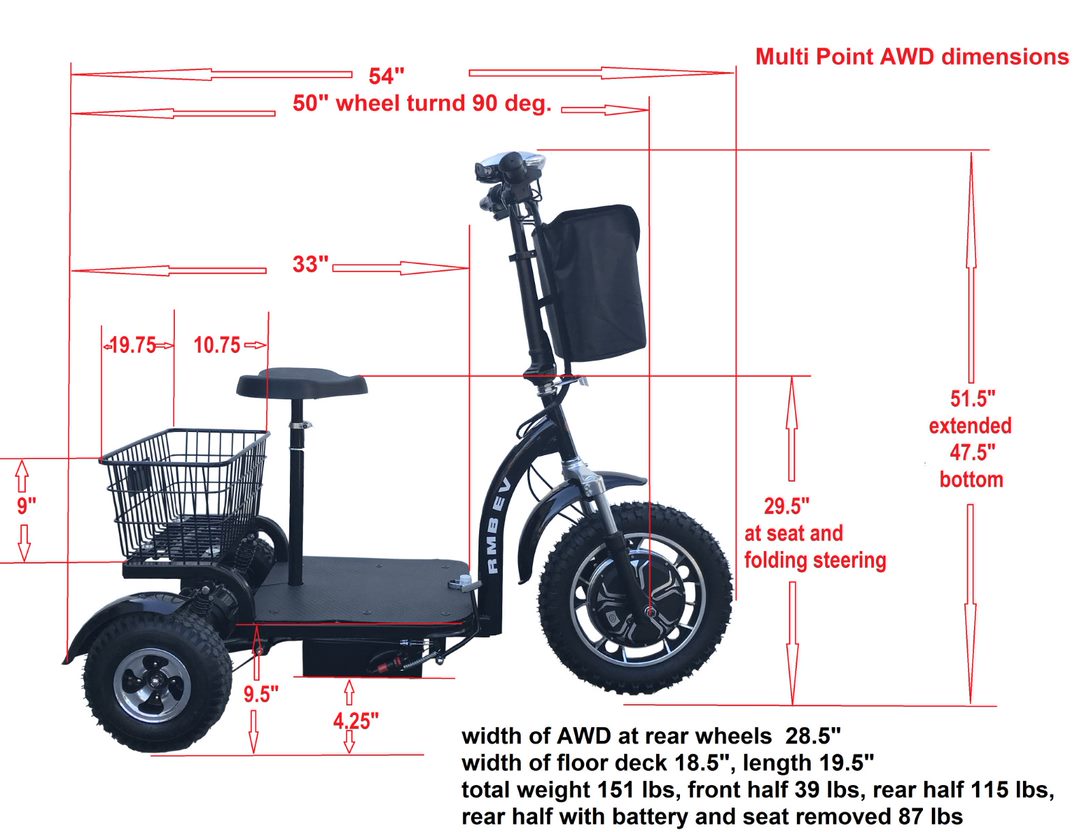 RMB Multi Point All-Wheel Drive Scooter