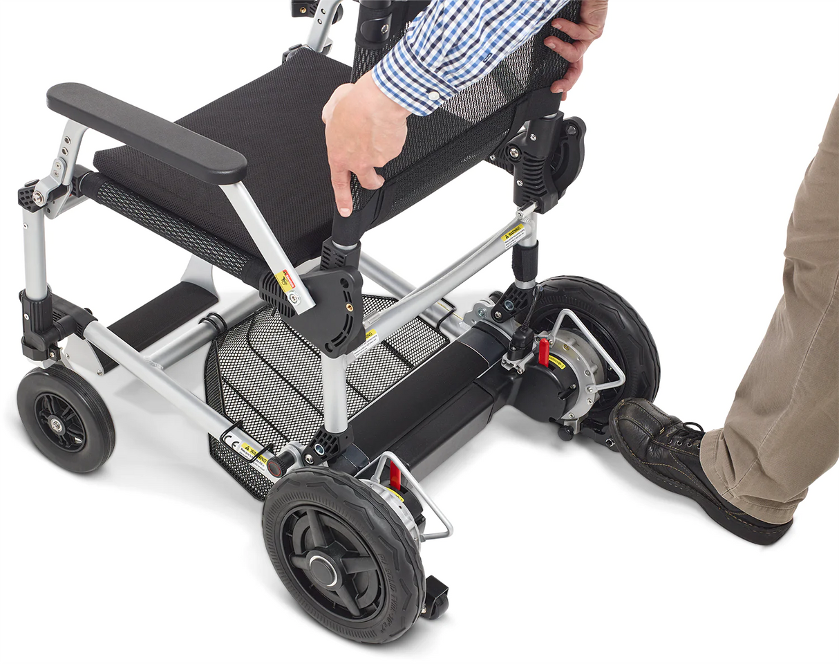 Zoomer® Folding Power Chair One-Handed Control with Detachable Frame