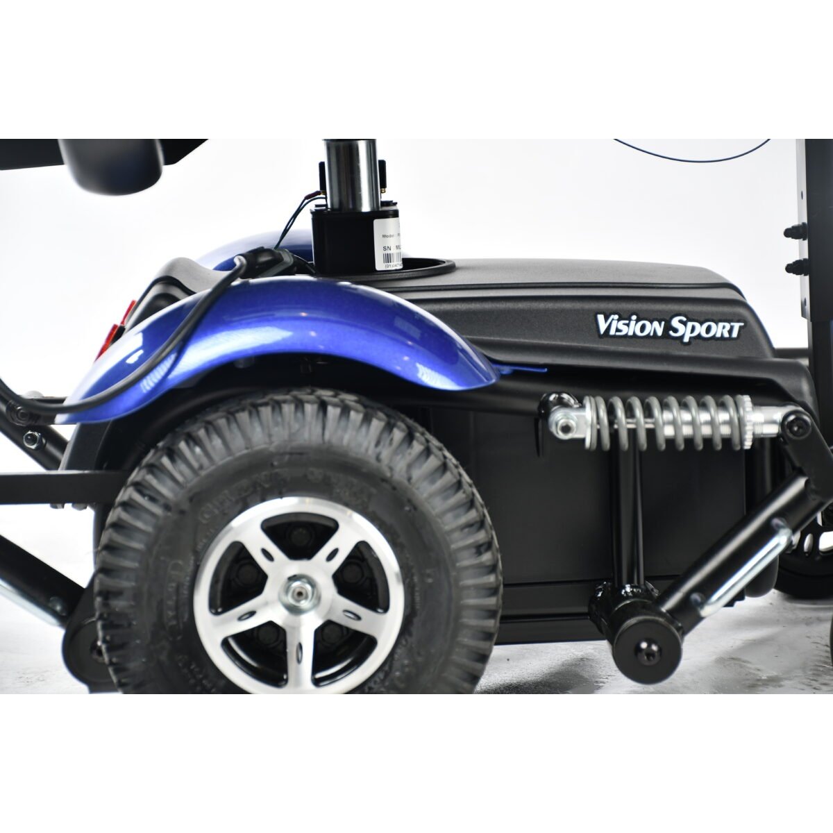 Merits Vision Sport (P326) MWD Electric Power Wheelchair with Optional Power Seat Lift (300 lbs)