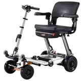 FreeRider Luggie Super Plus 4 Folding Mobility Scooter with Patented Omni-Suspension and Smart Turn Safety Technology