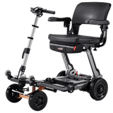 FreeRider Luggie Super Plus 4 Folding Mobility Scooter with Patented Omni-Suspension and Smart Turn Safety Technology