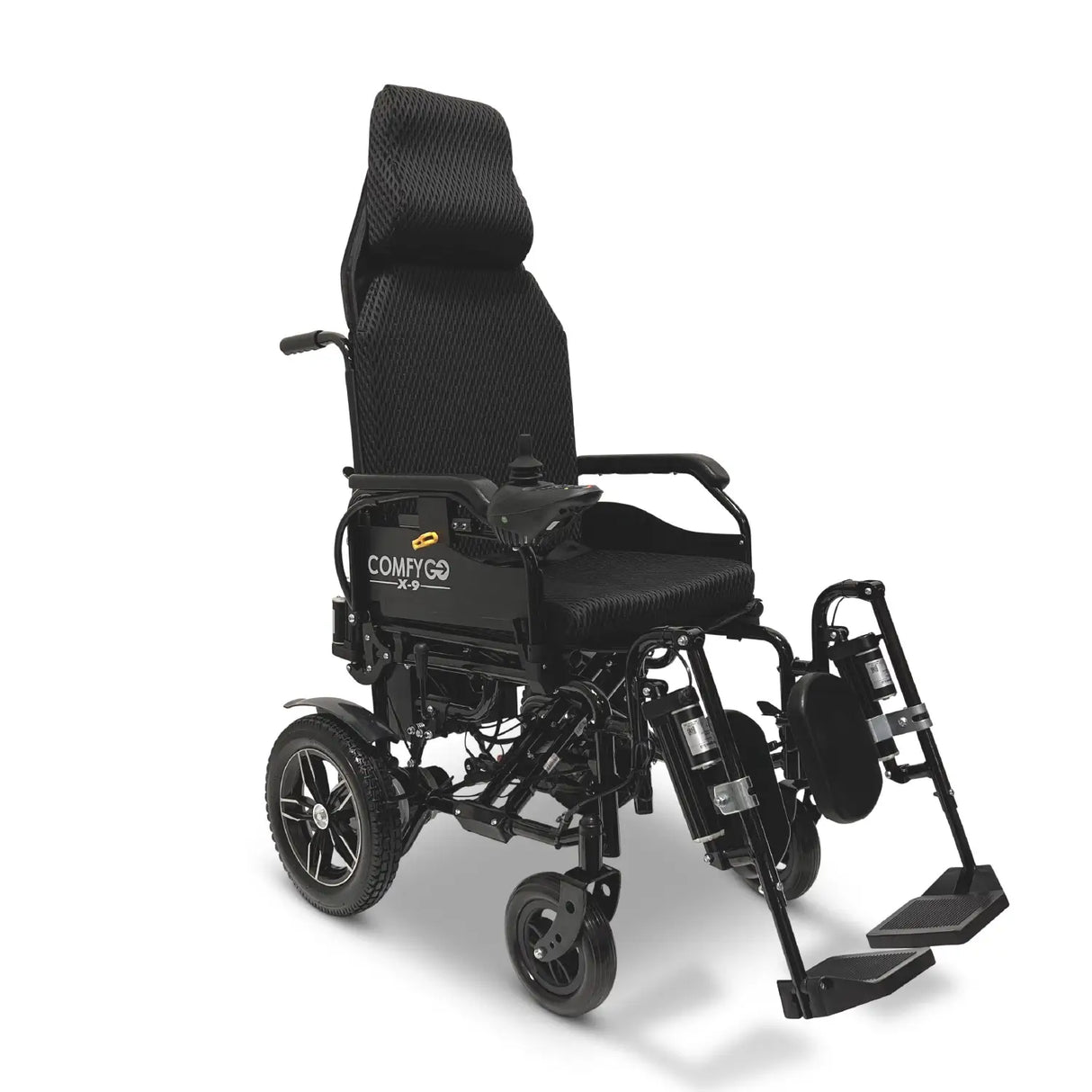 ComfyGo X-9 Remote Controlled Electric Power Wheelchair with Automatic Recline