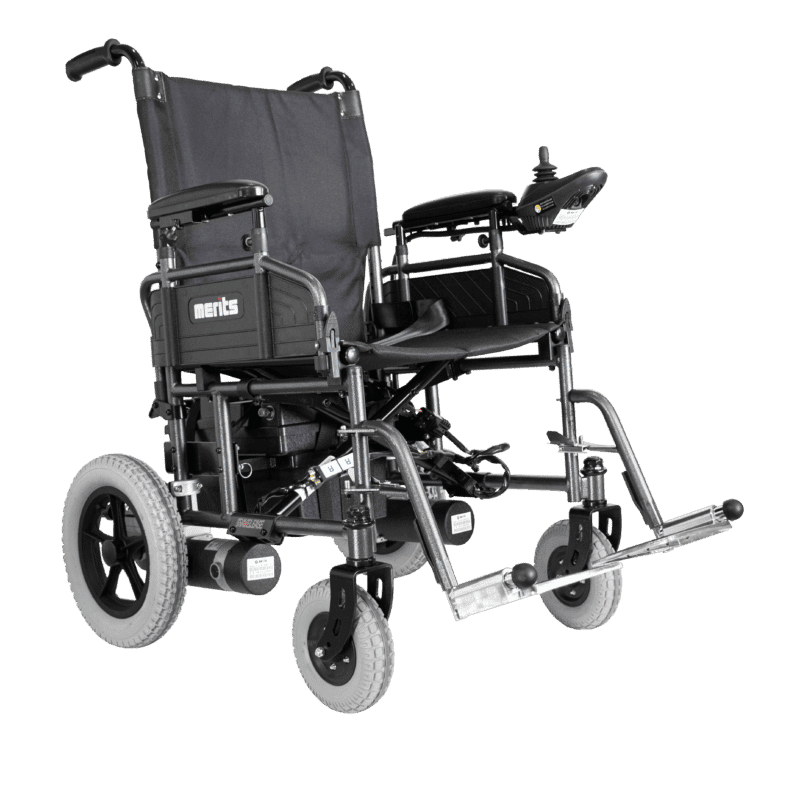Merits Travel-Ease (P101) Portable Electric Folding Power Wheelchair